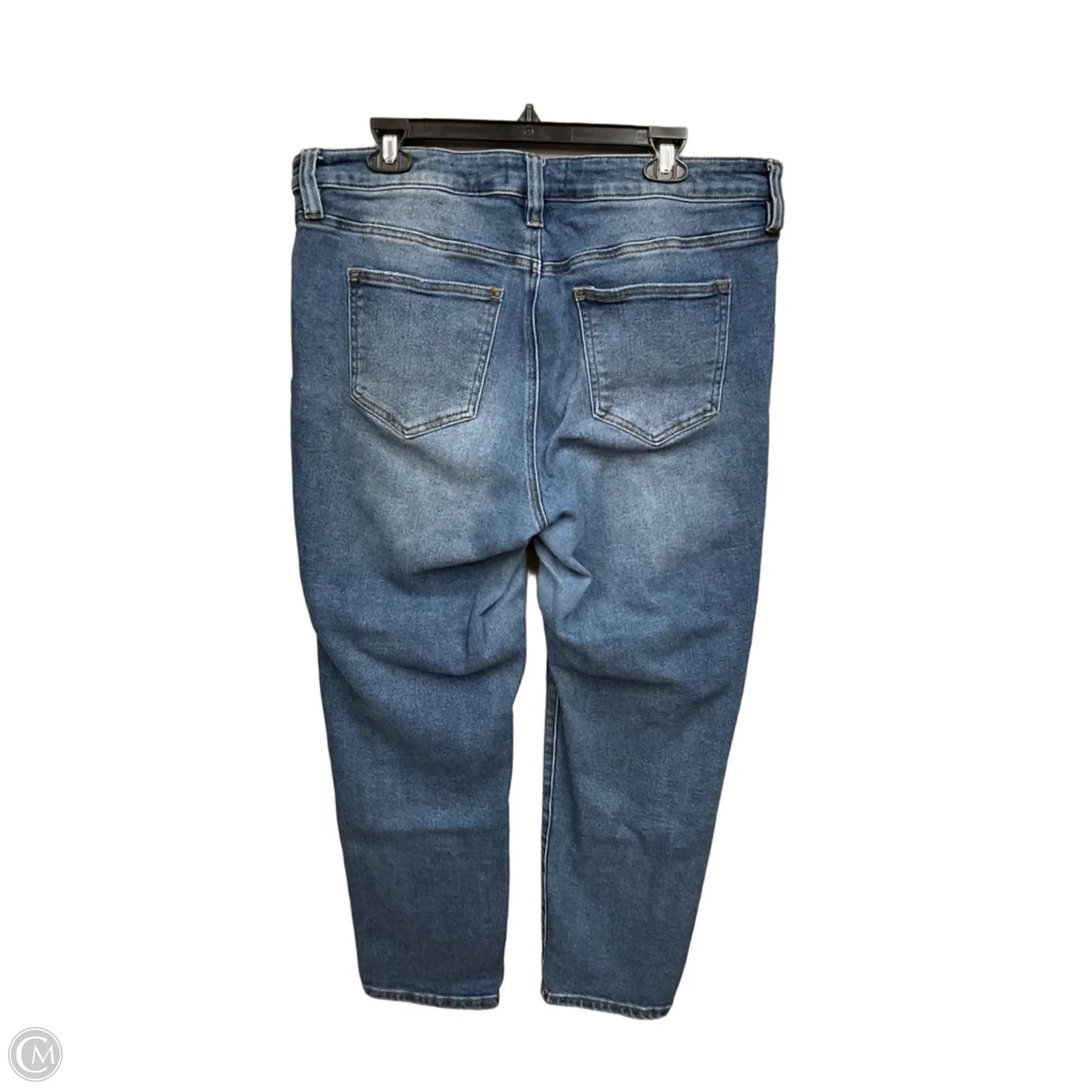 Jeans Straight By Arula In Blue Denim, Size: 14