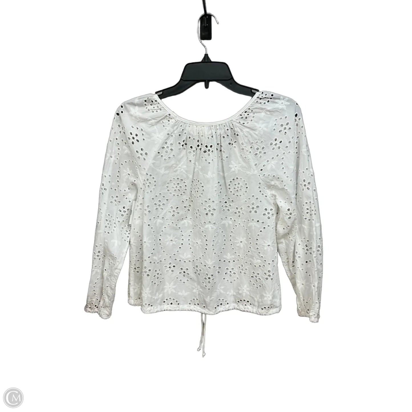 Top Long Sleeve By Joie In White, Size: S