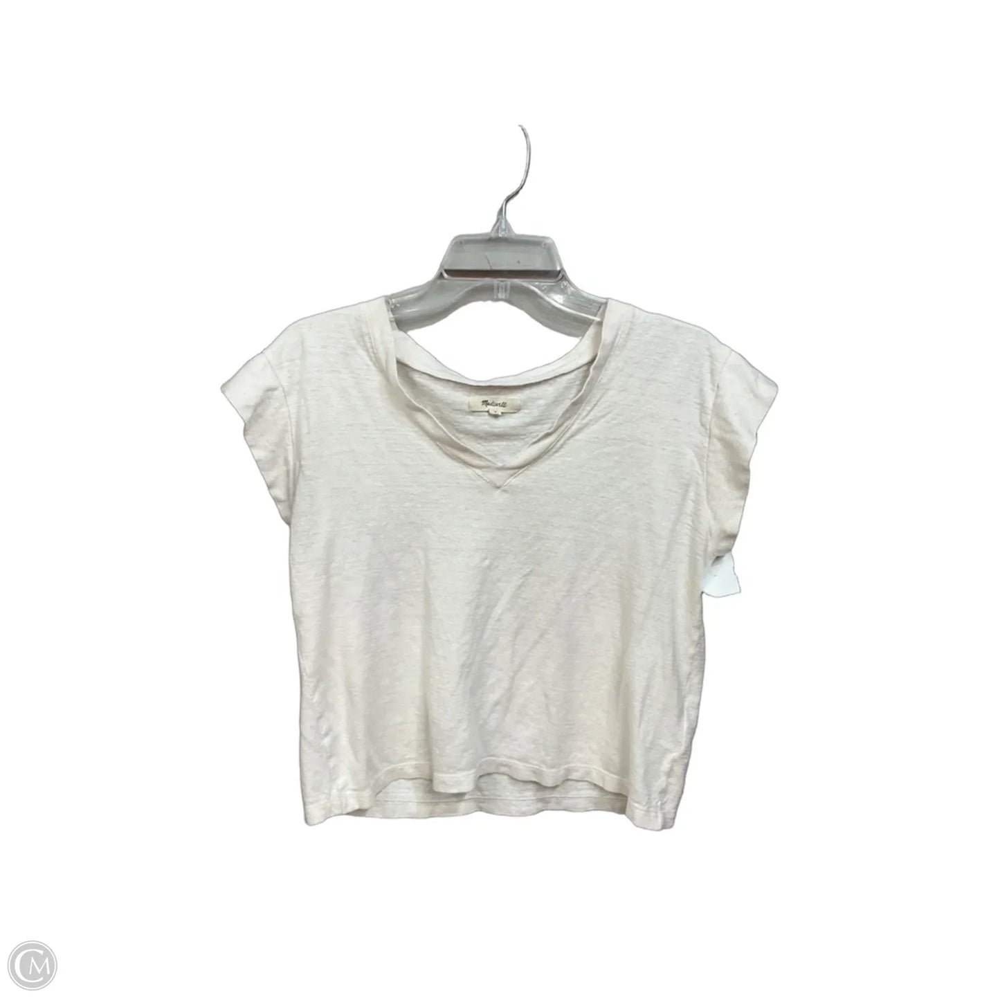 Top Sleeveless Basic By Madewell In Ivory, Size: S