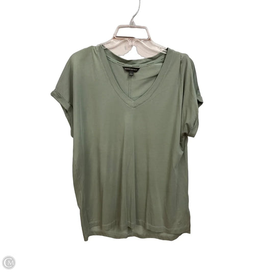 Top Sleeveless By Banana Republic In Green, Size: L