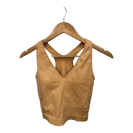 Athletic Bra By Clothes Mentor In Tan, Size: S