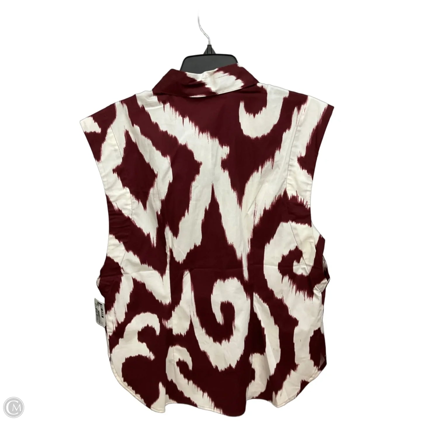 Blouse Sleeveless By Express In Animal Print, Size: L