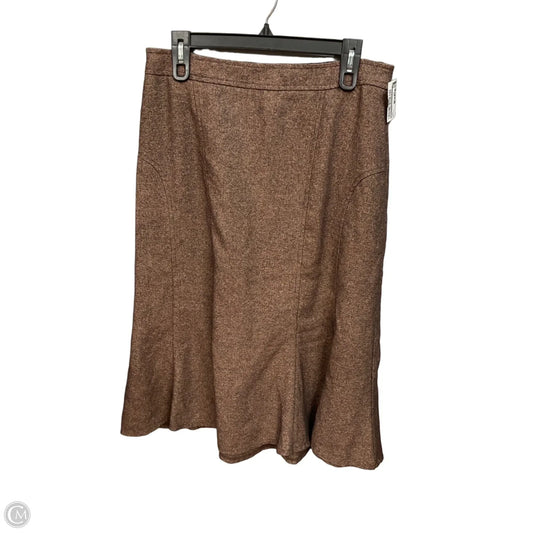 Skirt Maxi By Cato In Brown, Size: 10