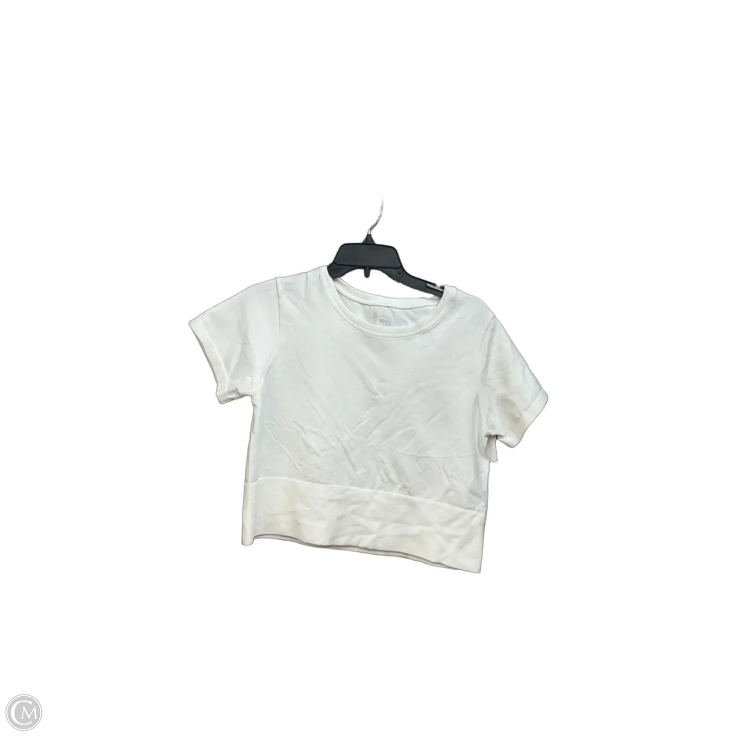 Athletic Top Short Sleeve By Offline In White, Size: Xl