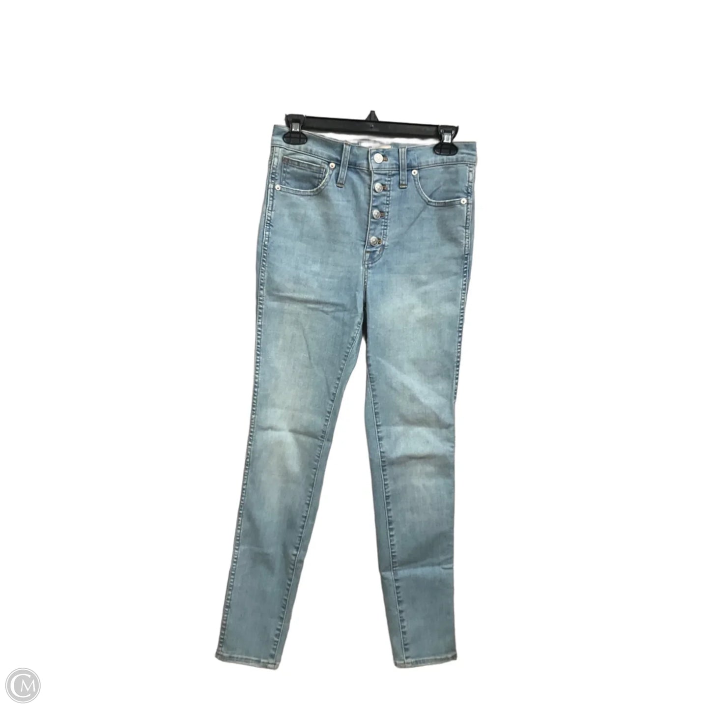 Jeans Skinny By Madewell In Blue Denim, Size: 4