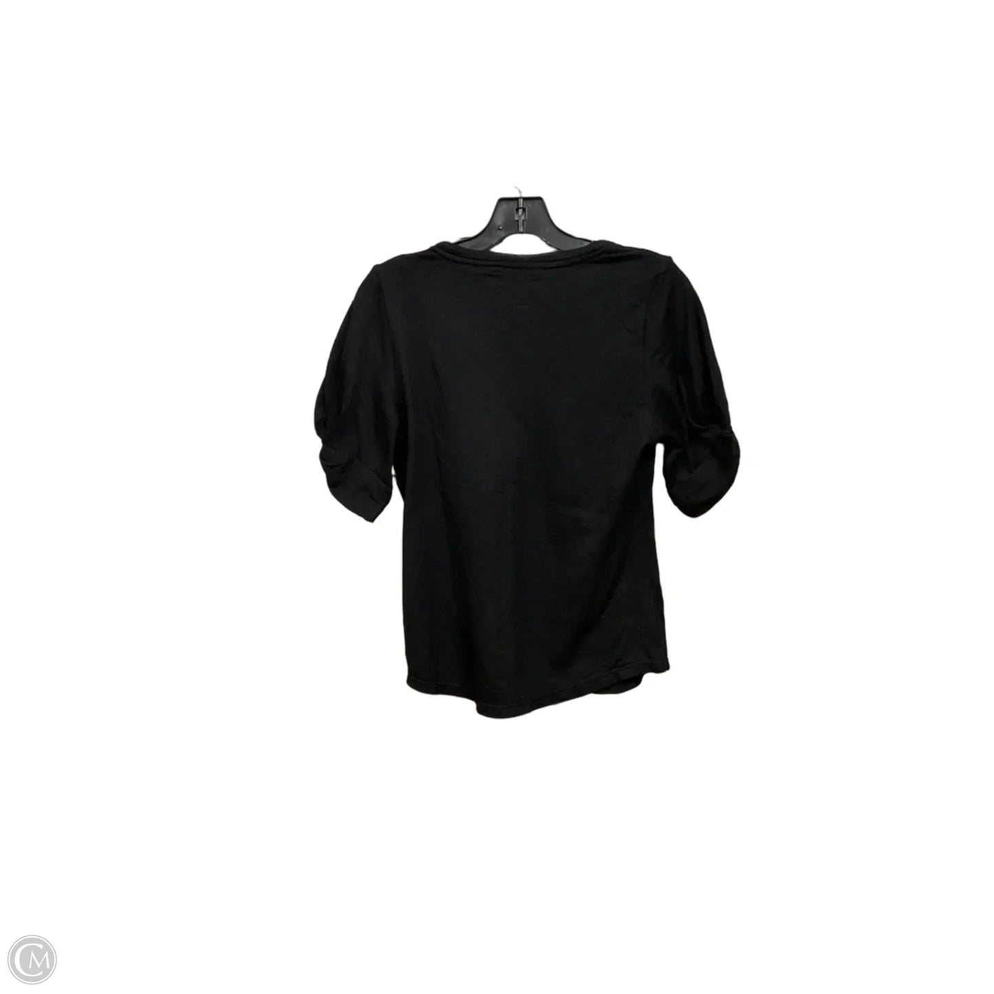 Top Short Sleeve By White House Black Market In Black, Size: Xs