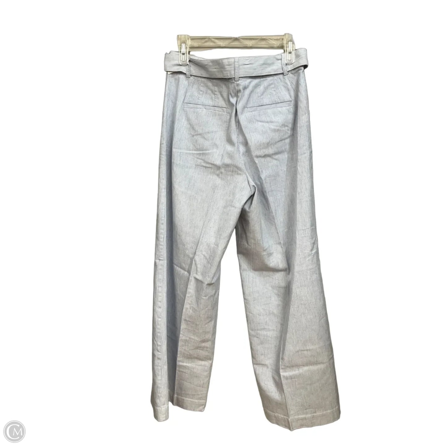 Pants Wide Leg By Loft In Blue & White, Size: 4
