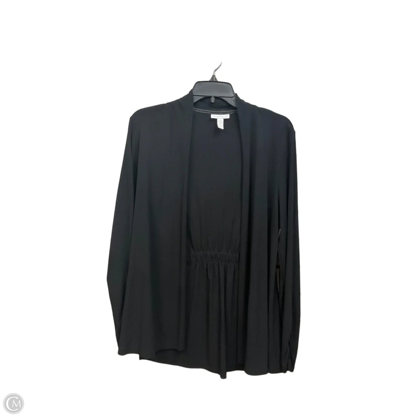Cardigan By Charter Club In Black, Size: L