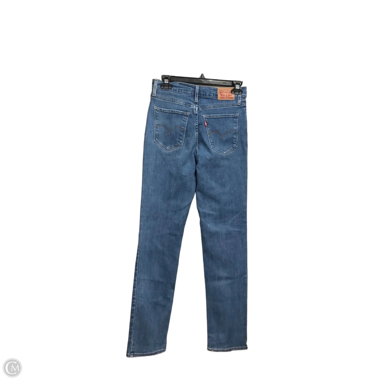 Jeans Straight By Levis In Blue Denim, Size: 6