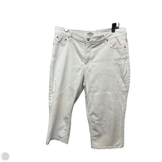 Capris By Levis In White Denim, Size: 18