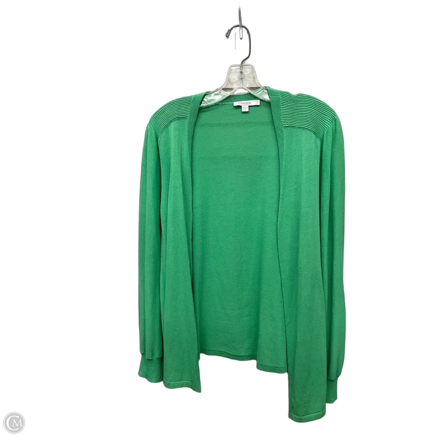 Cardigan By Chicos In Green, Size: L