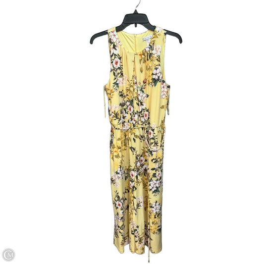 Jumpsuit By London Times In Floral Print, Size: M