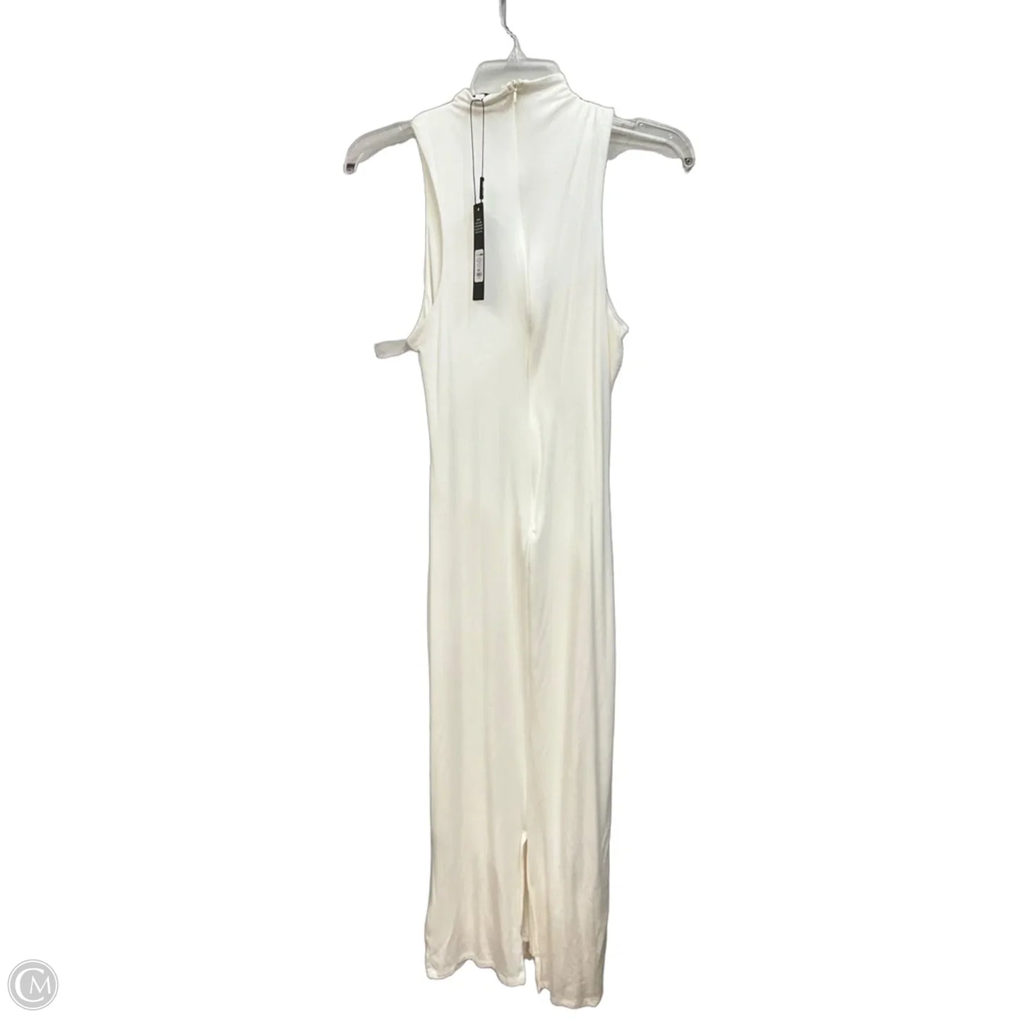 Dress Casual Maxi By Fashion Nova In Cream, Size: L