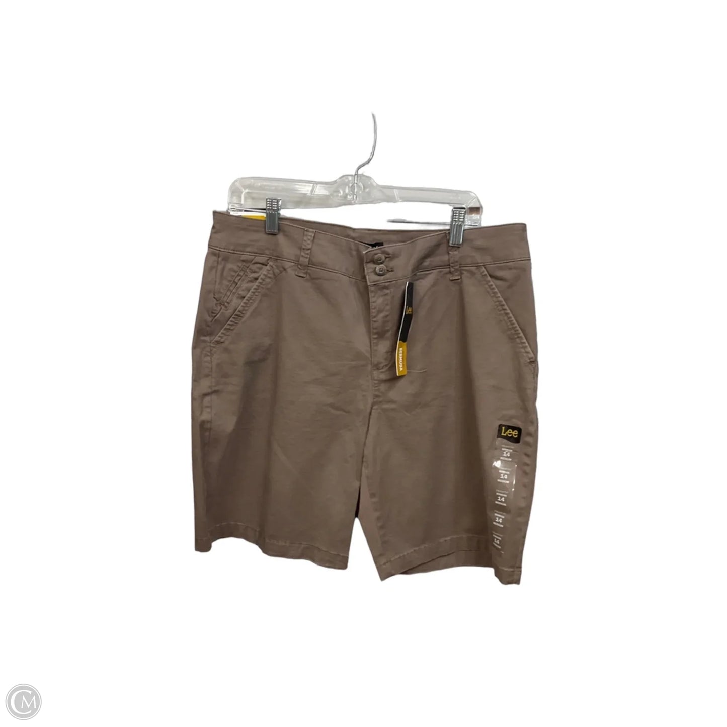 Shortalls By Lee In Tan, Size: 14