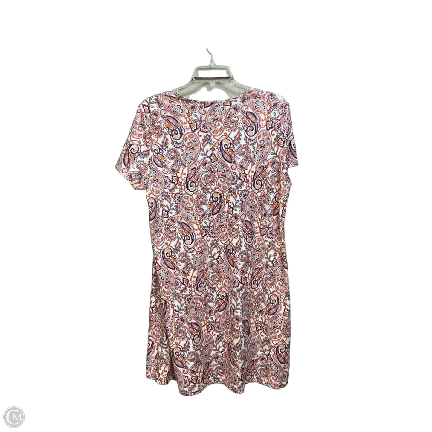 Dress Casual Short By Lands End In Paisley Print, Size: L