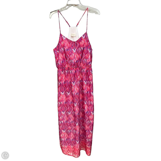 Dress Casual Maxi By Everly In Pink & Purple, Size: L