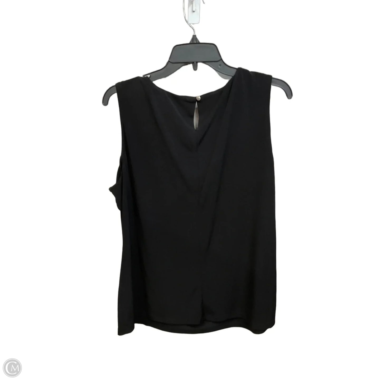 Top Sleeveless By Calvin Klein In Black, Size: Xl