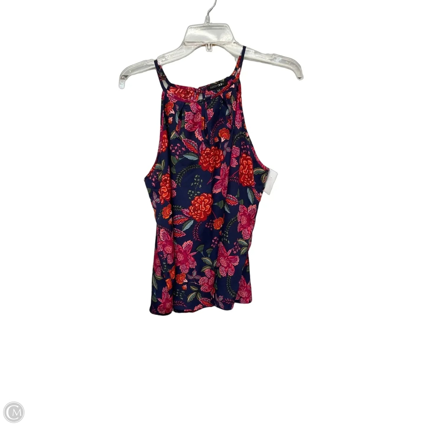 Top Sleeveless By Papermoon In Floral Print, Size: Xlp