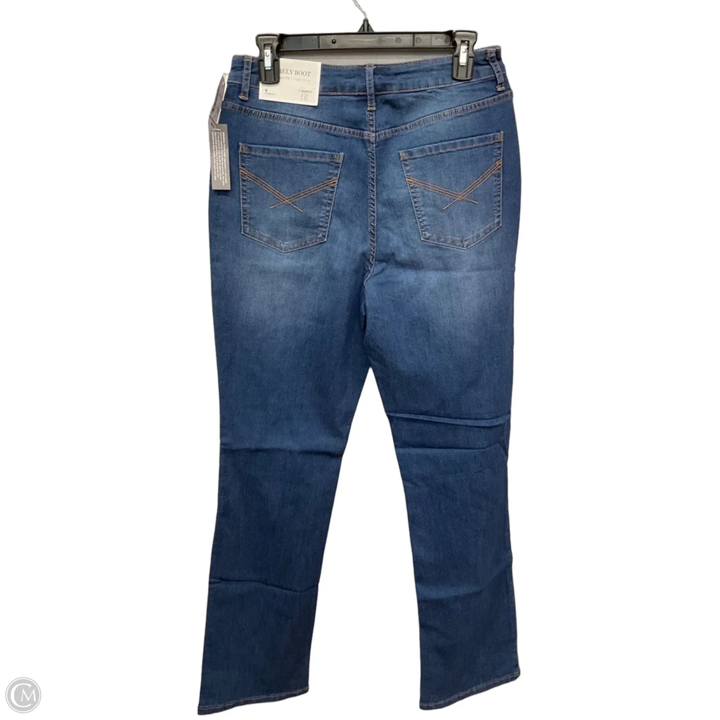 Jeans Boot Cut By Christopher And Banks In Blue Denim, Size: 6