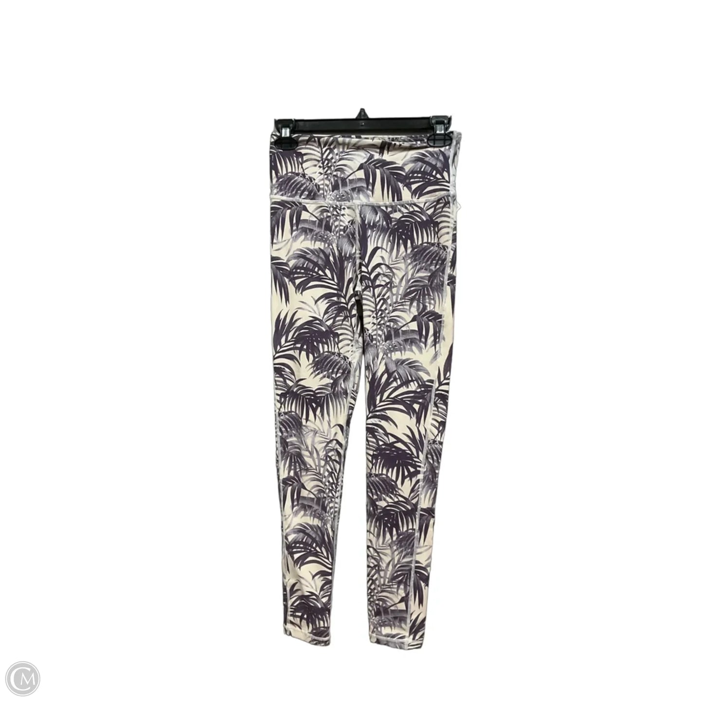 Athletic Leggings By Mono B In Tropical Print, Size: S