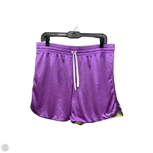 Athletic Shorts By Nike Apparel In Purple, Size: Xl