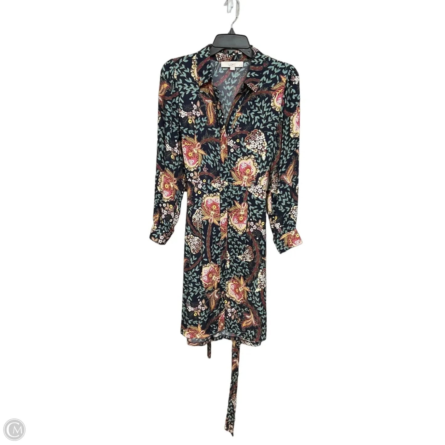 Dress Casual Short By Loft In Floral Print, Size: Sp