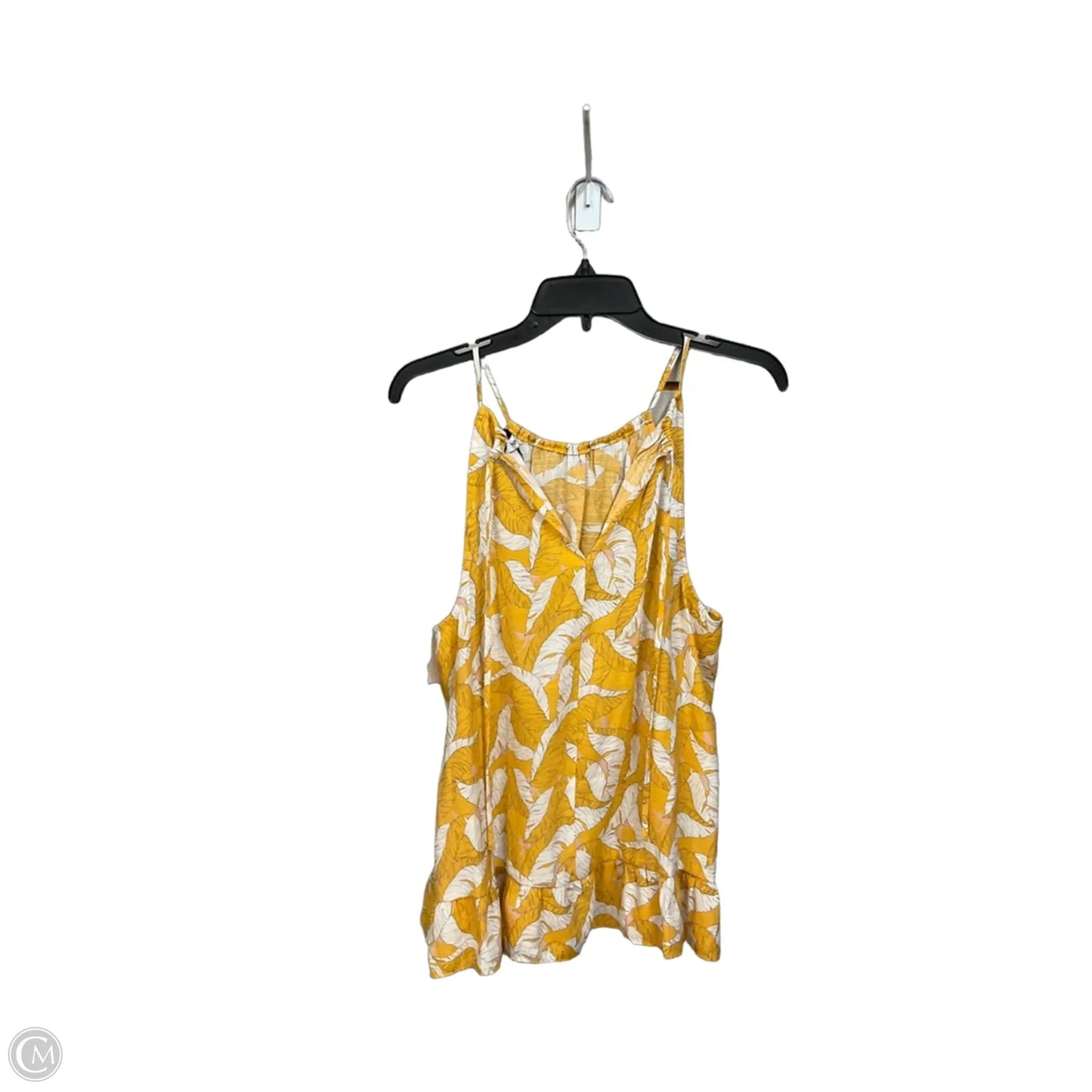 Top Sleeveless By Nine West In Tropical Print, Size: L
