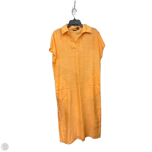 Dress Casual Maxi By Tahari In Orange, Size: S