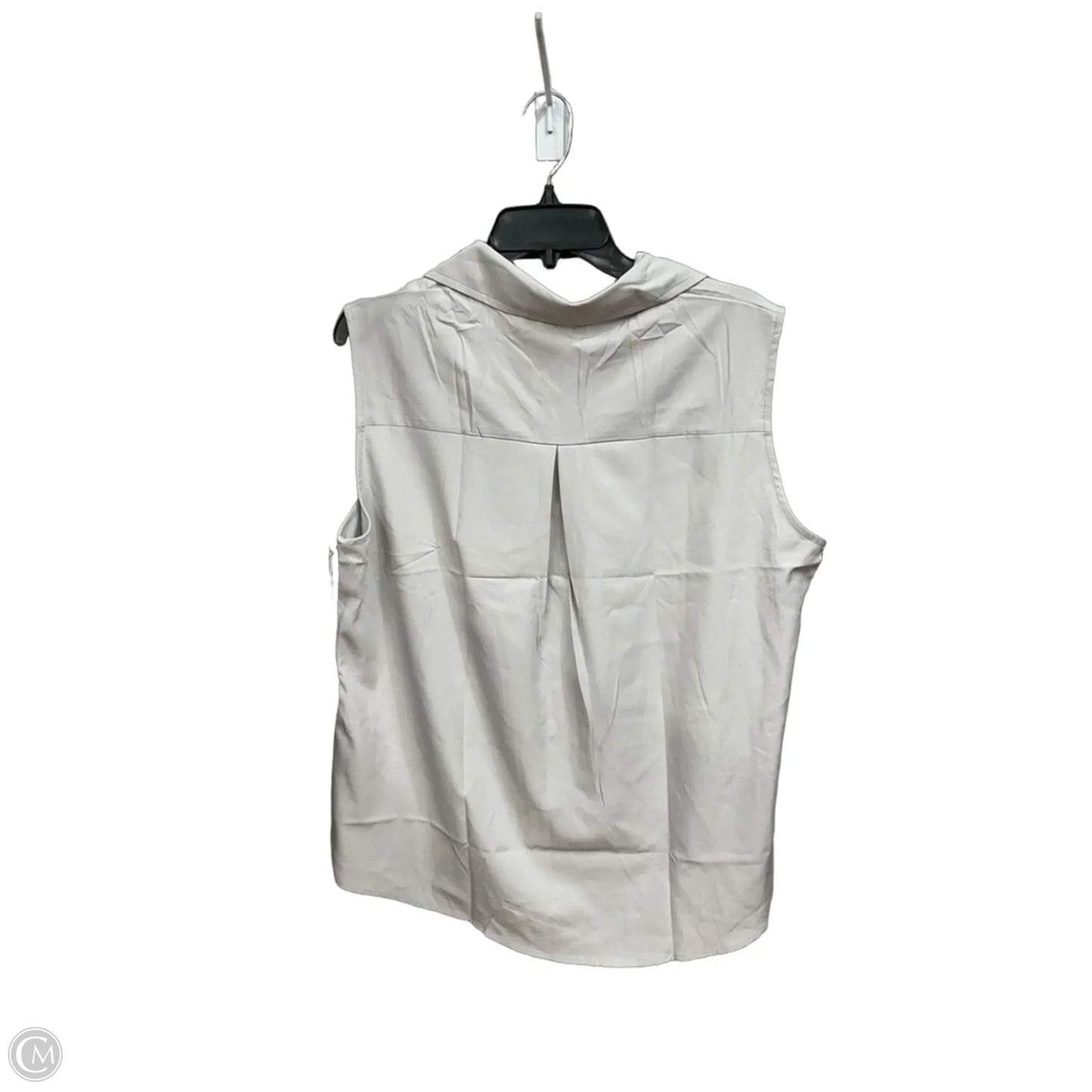 Blouse Sleeveless By Zeagoo In Grey, Size: Xl