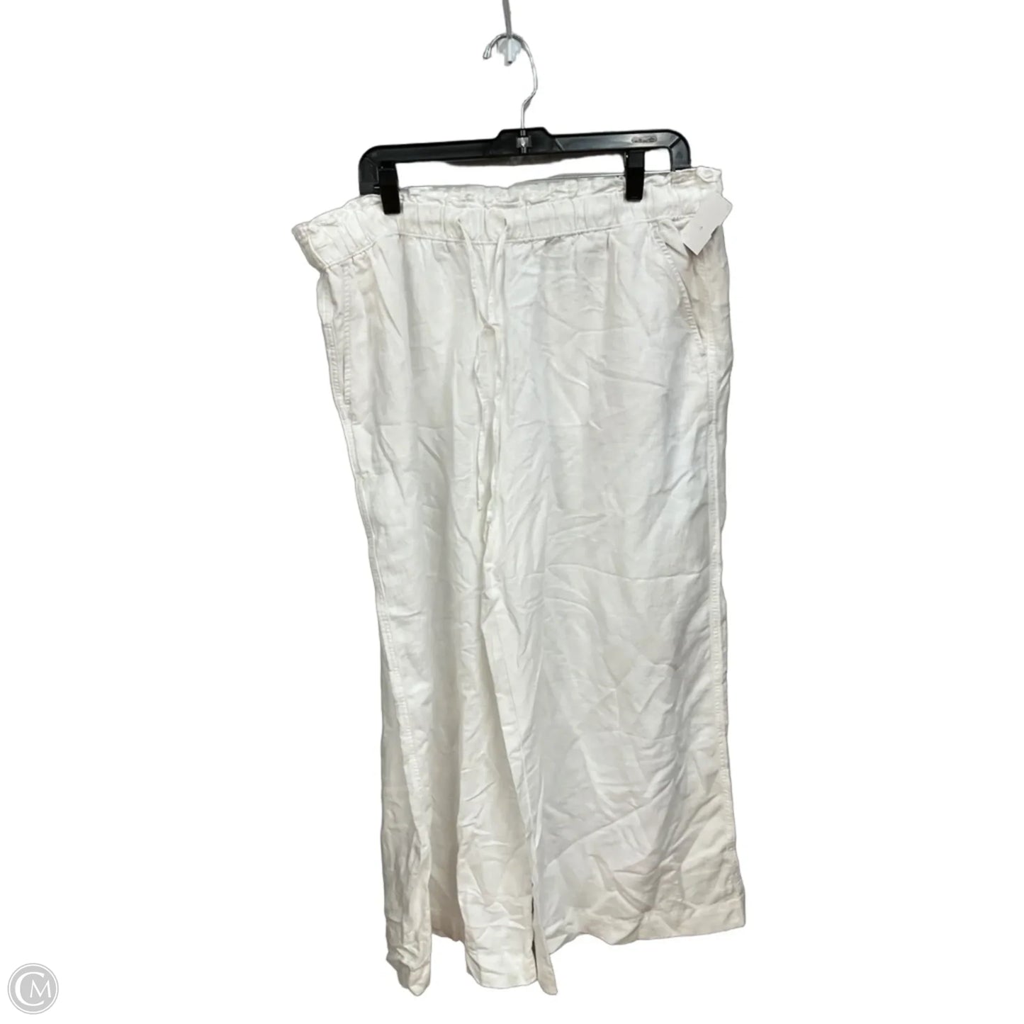 Pants Linen By Loft In White, Size: 16