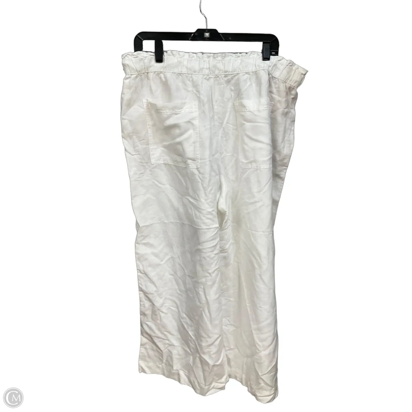 Pants Linen By Loft In White, Size: 16