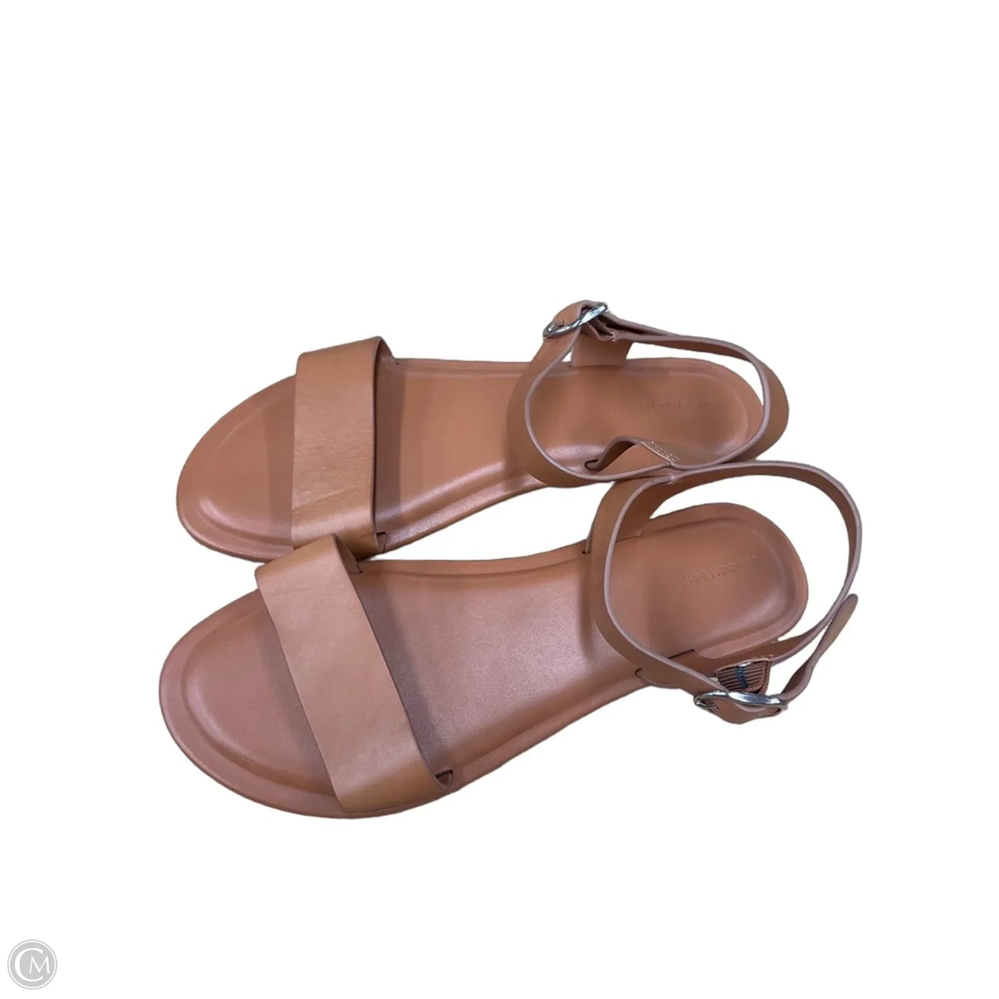 Sandals Flats By Clothes Mentor In Brown, Size: 9