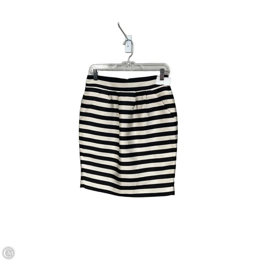 Skirt Mini & Short By Banana Republic In Striped Pattern, Size: 2