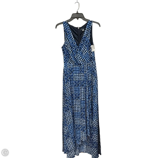 Dress Casual Maxi By Tommy Hilfiger In Blue & White, Size: S