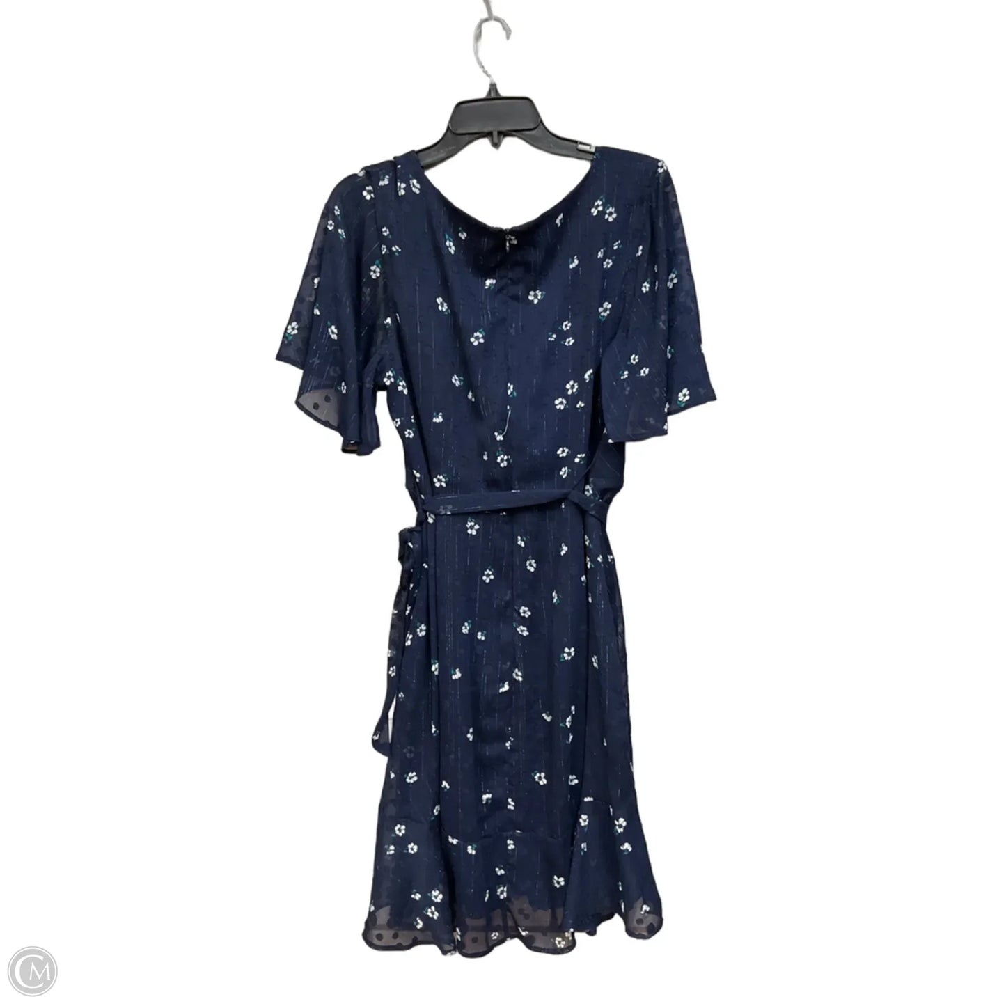 Dress Casual Short By Dkny In Floral Print, Size: Xl