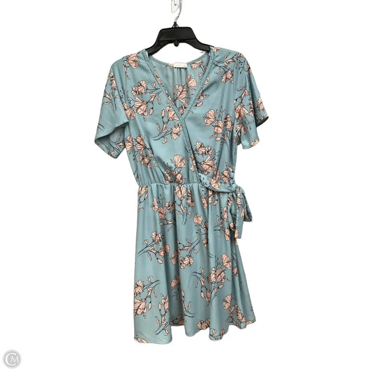 Dress Casual Short By Sienna Sky In Floral Print, Size: L