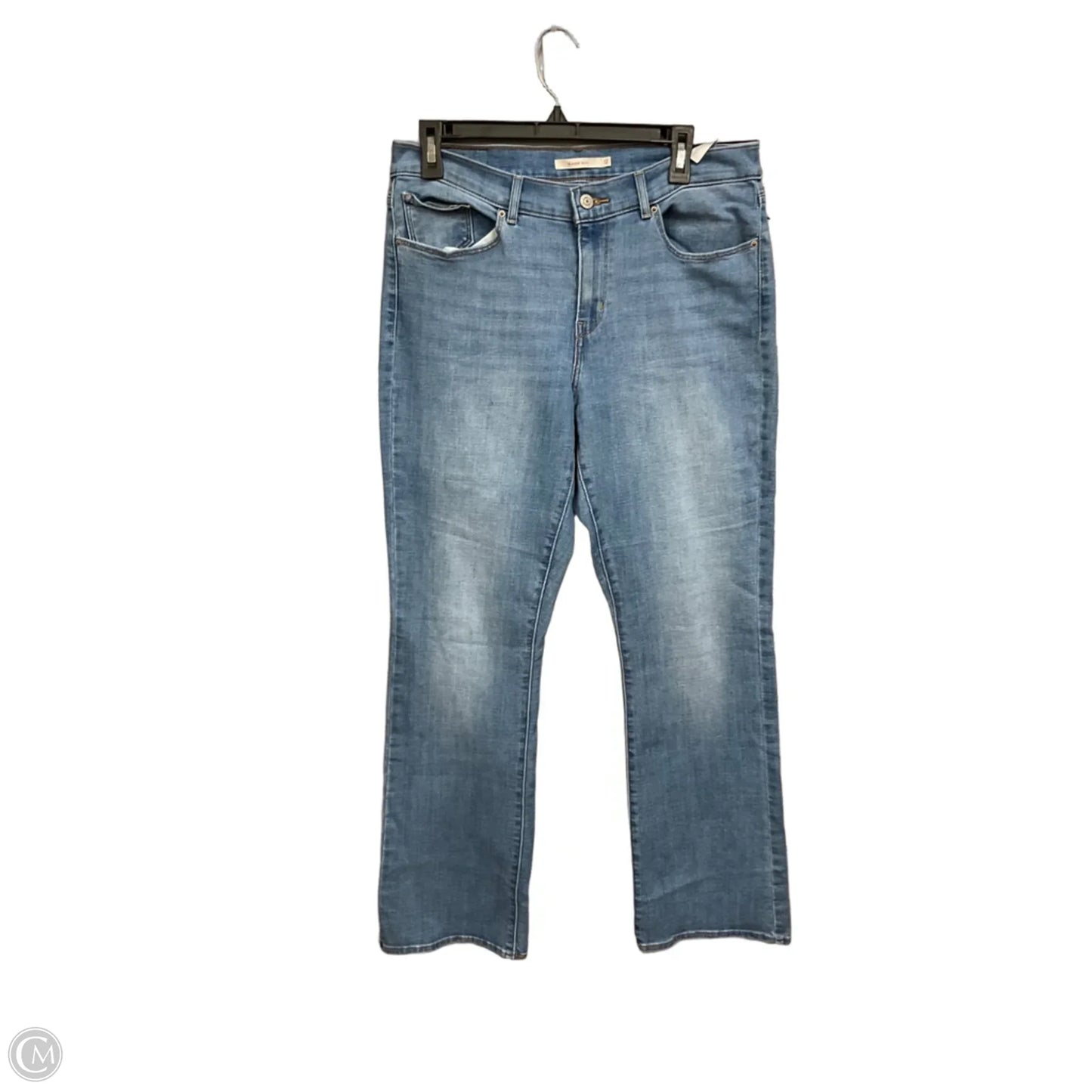 Jeans Boot Cut By Levis In Blue Denim, Size: 12