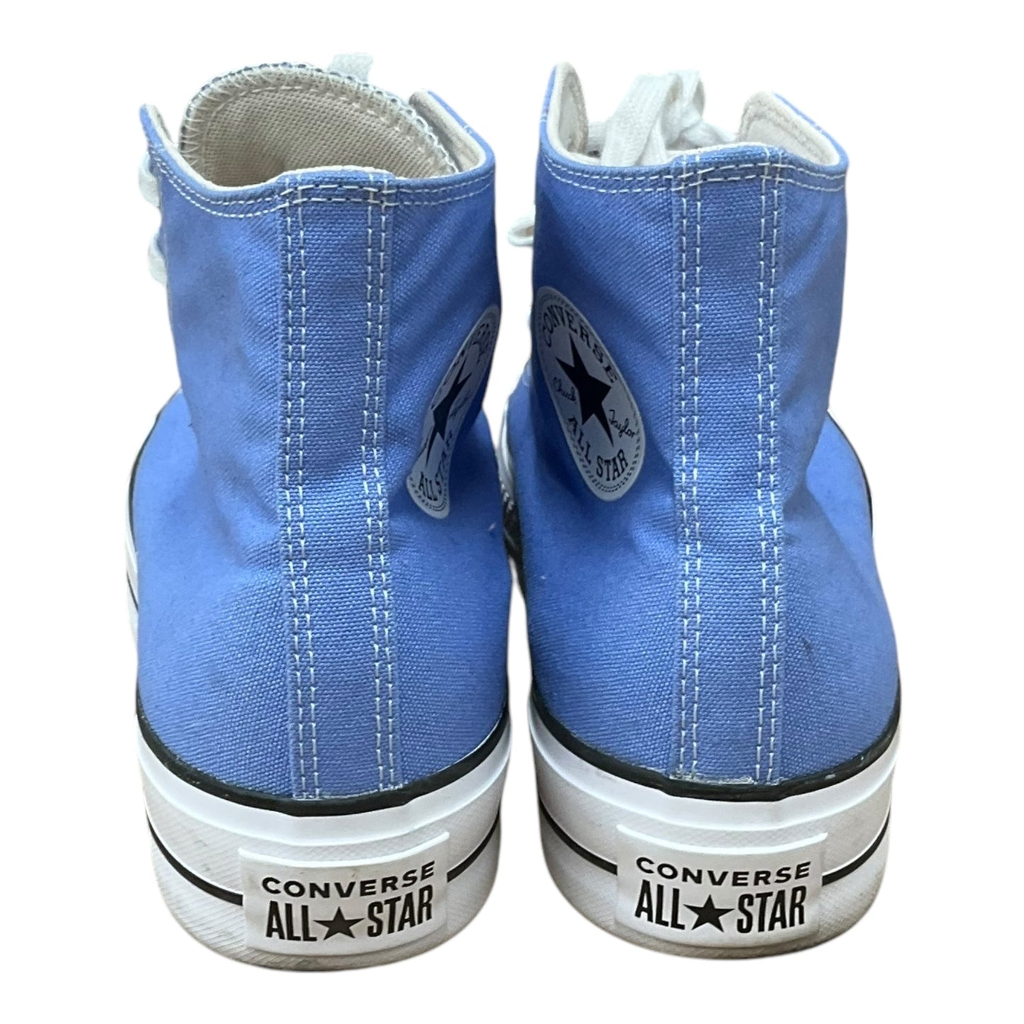 Shoes Sneakers Platform By Converse In Blue, Size: 9