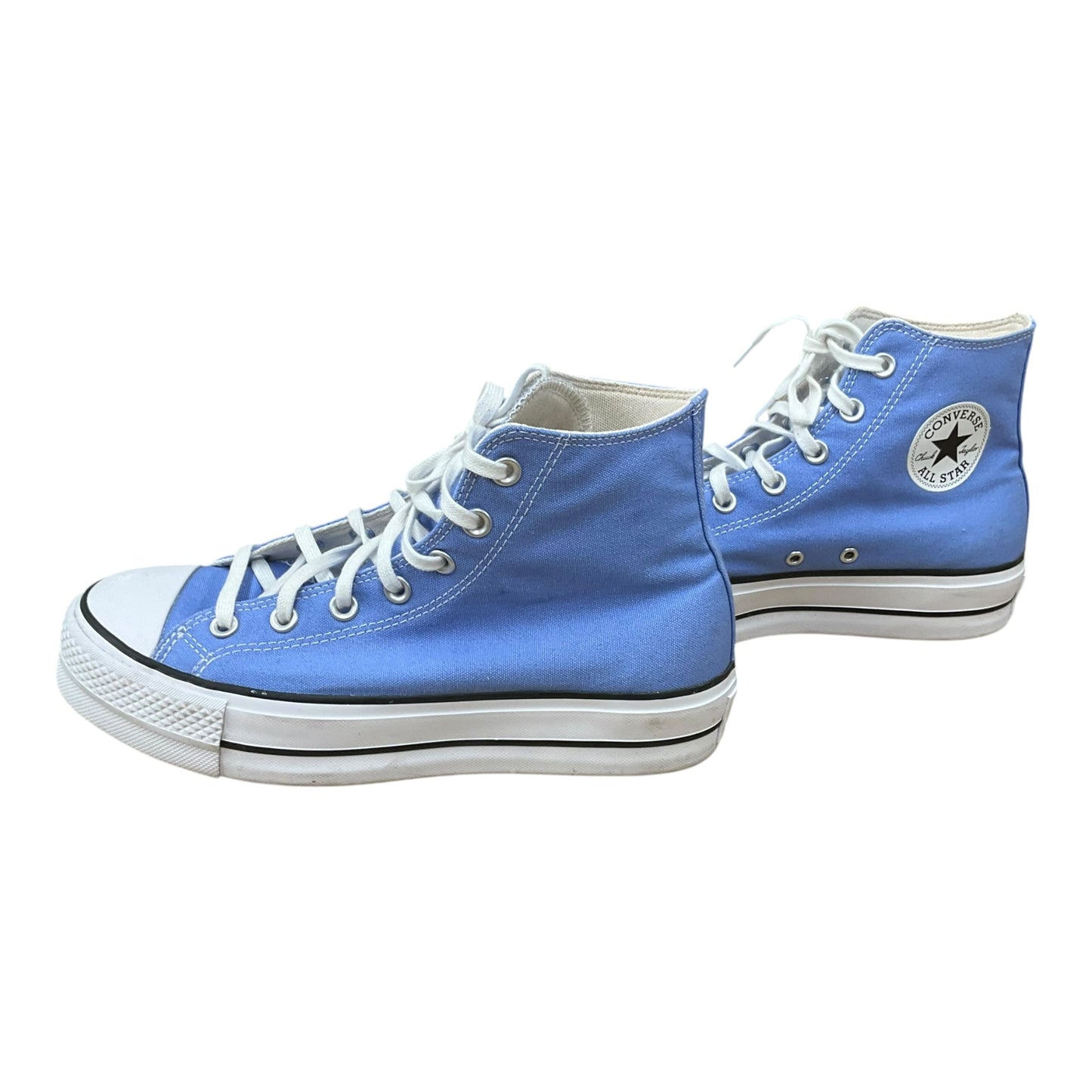 Shoes Sneakers Platform By Converse In Blue, Size: 9