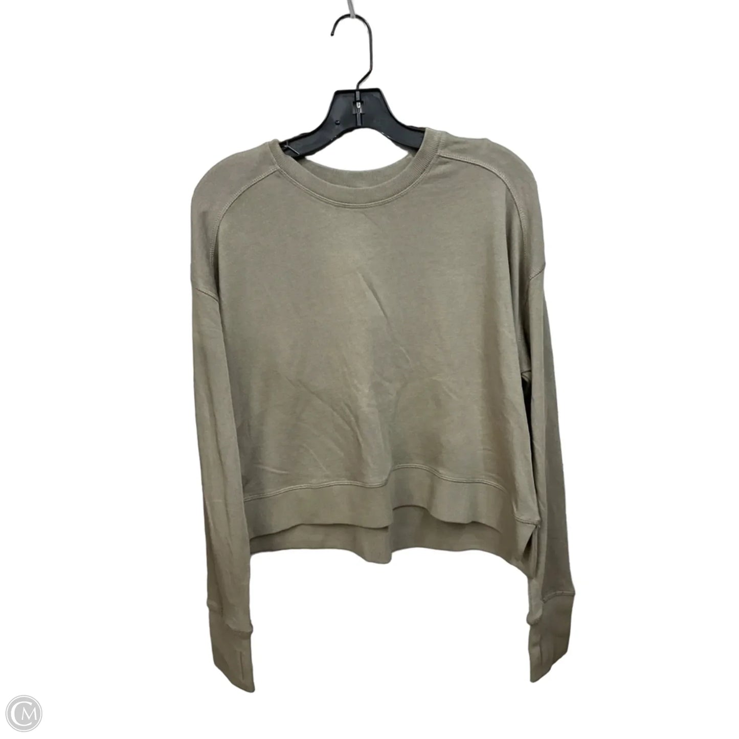 Top Long Sleeve By Mono B In Green, Size: S