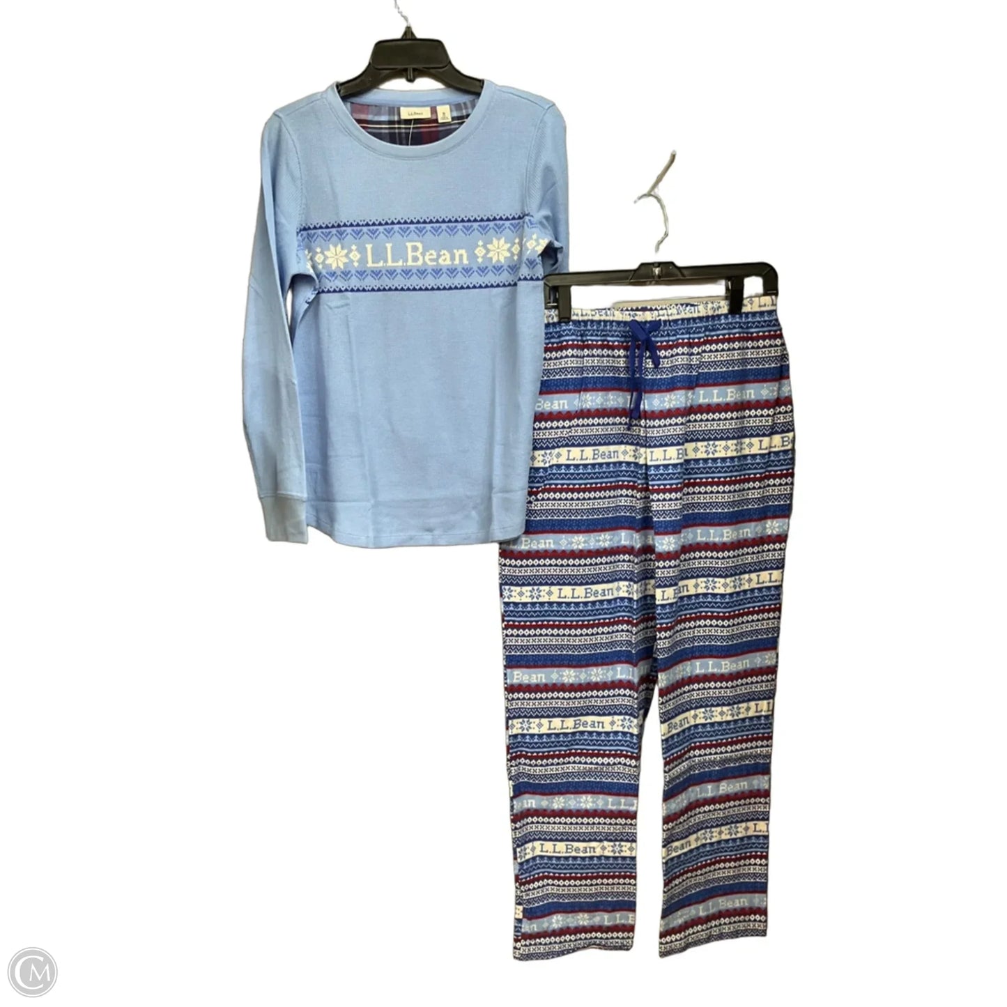 Pajamas 2pc By L.l. Bean In Blue, Size: M