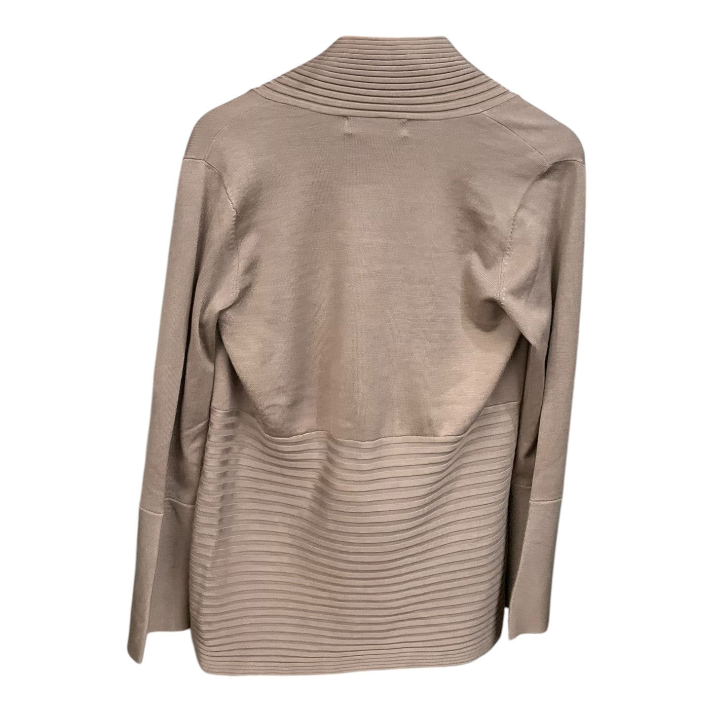 Cardigan By Chelsea And Theodore In Taupe, Size: L