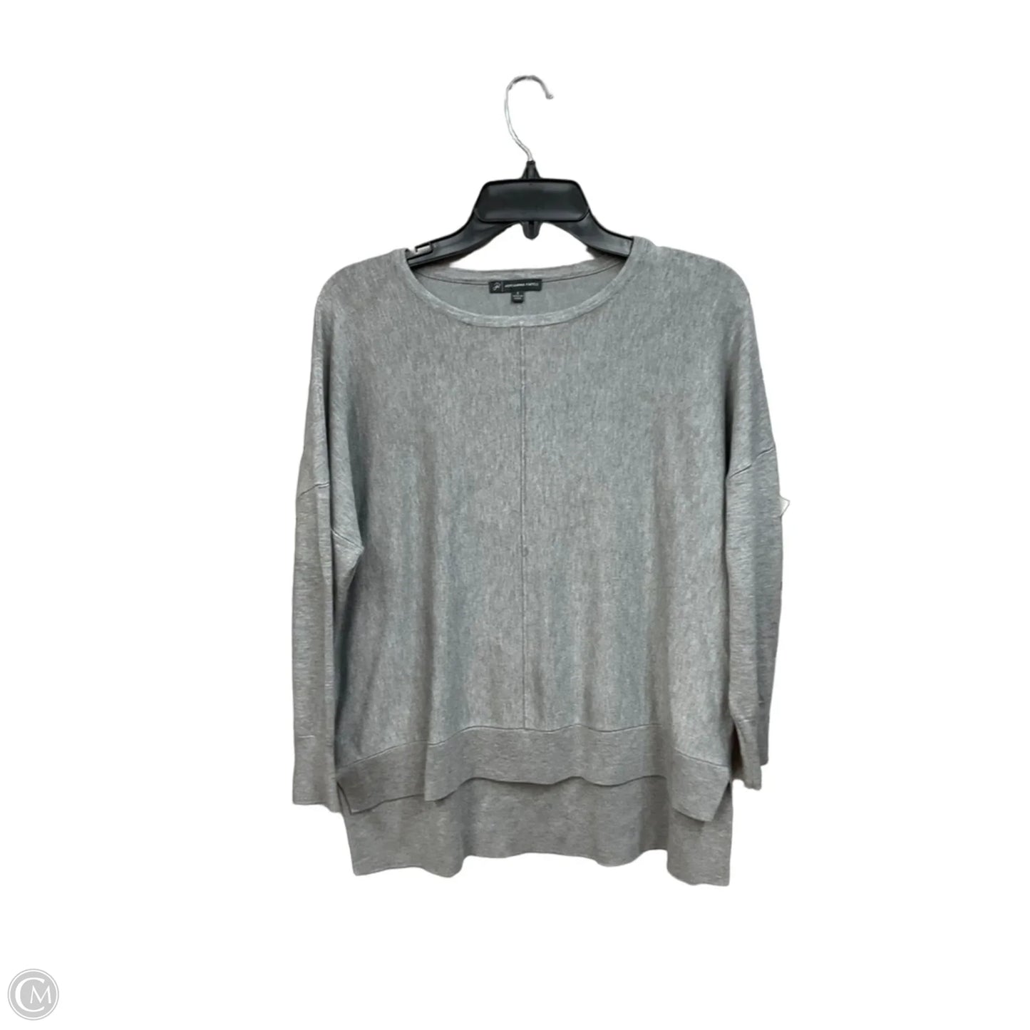 Top 3/4 Sleeve By Adrianna Papell In Grey, Size: S