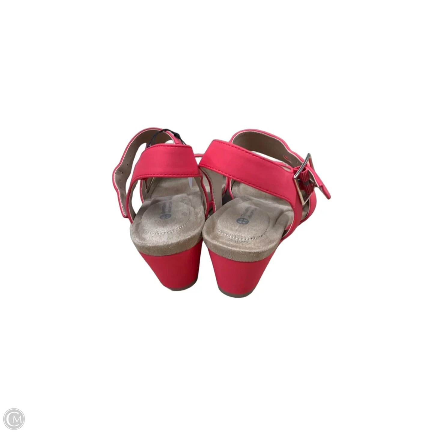 Sandals Heels Wedge By Giani Bernini In Red, Size: 8