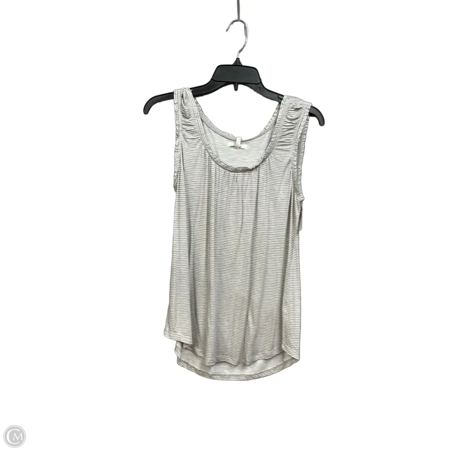 Top Sleeveless By Maurices In Striped Pattern, Size: M