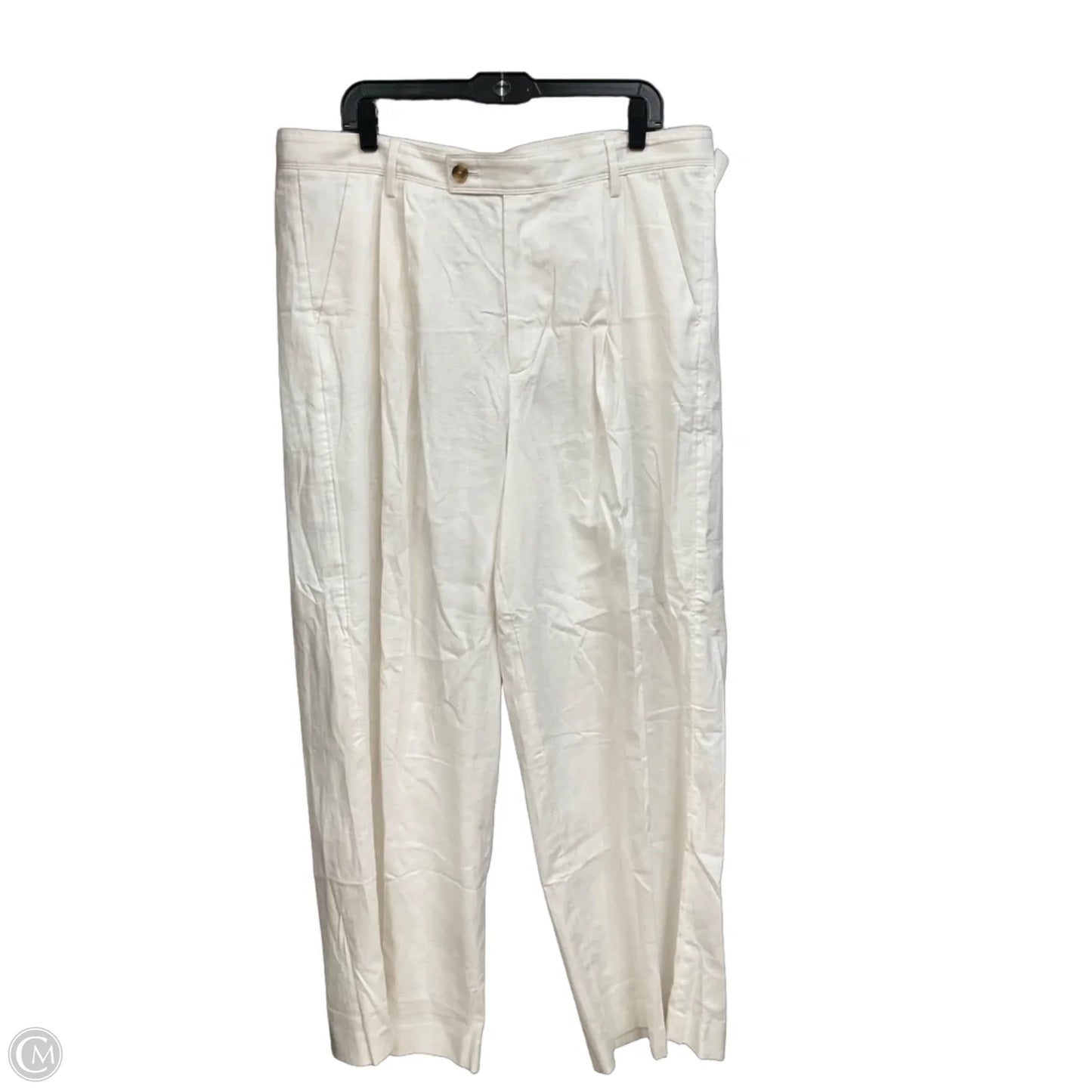 Pants Linen By Banana Republic In Cream, Size: 18