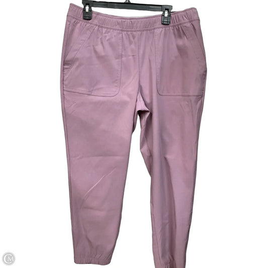 Pants Joggers By Eddie Bauer In Purple, Size: 12