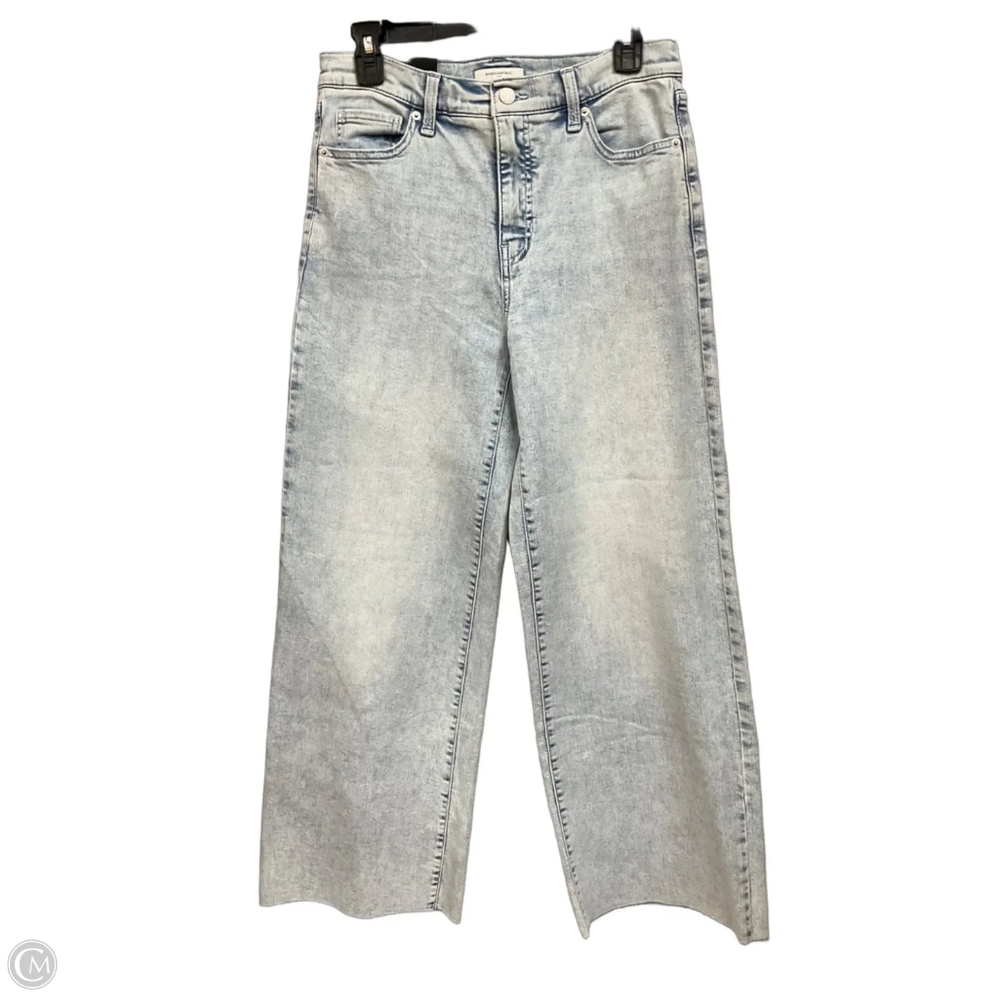 Jeans Wide Leg By Banana Republic In Blue Denim, Size: 6
