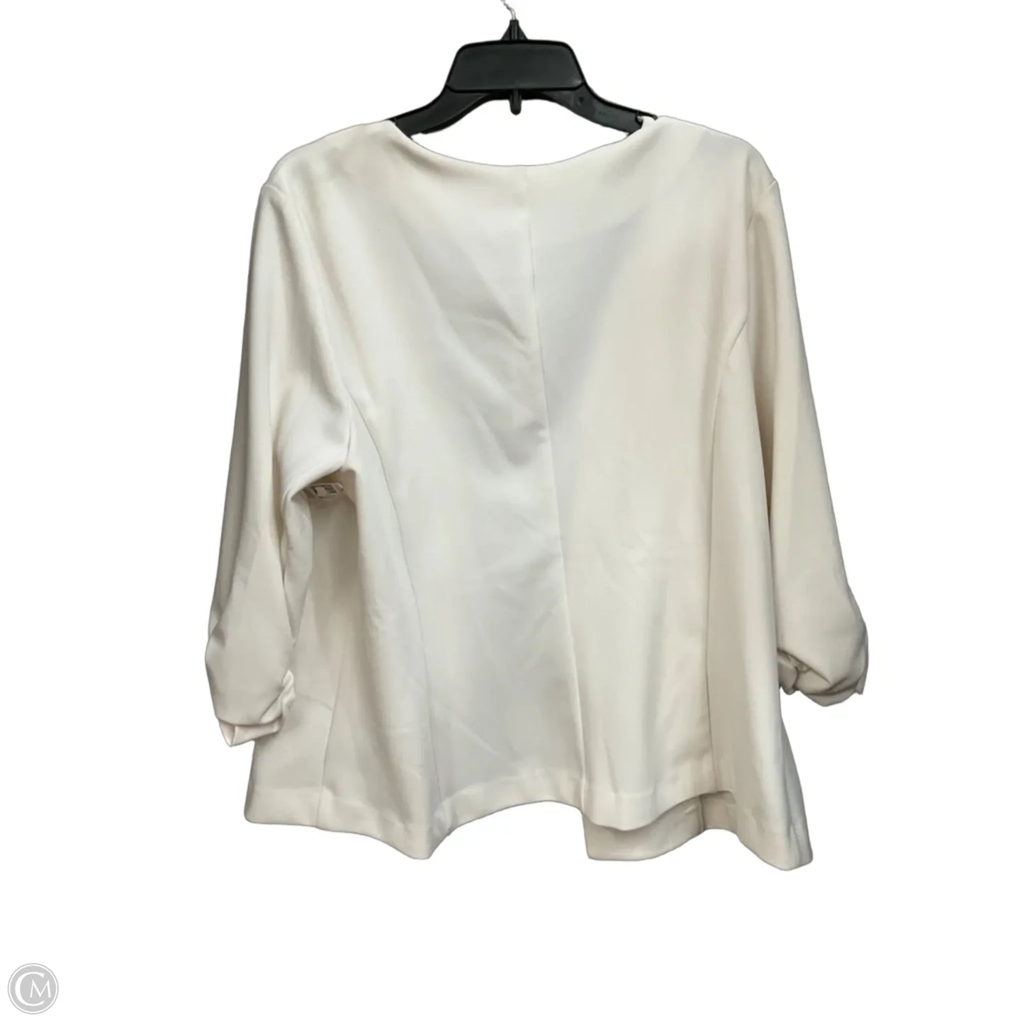 Blazer By Worthington In Ivory, Size: Xl