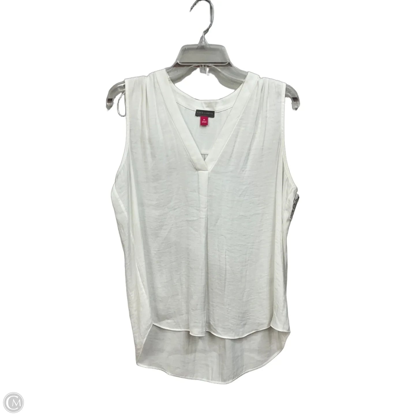 Top Sleeveless By Vince Camuto In White, Size: M
